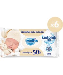 Molfix Islak Havlu Mendil İzotonik Yeni Doğan 50 Yaprak x6 Adet