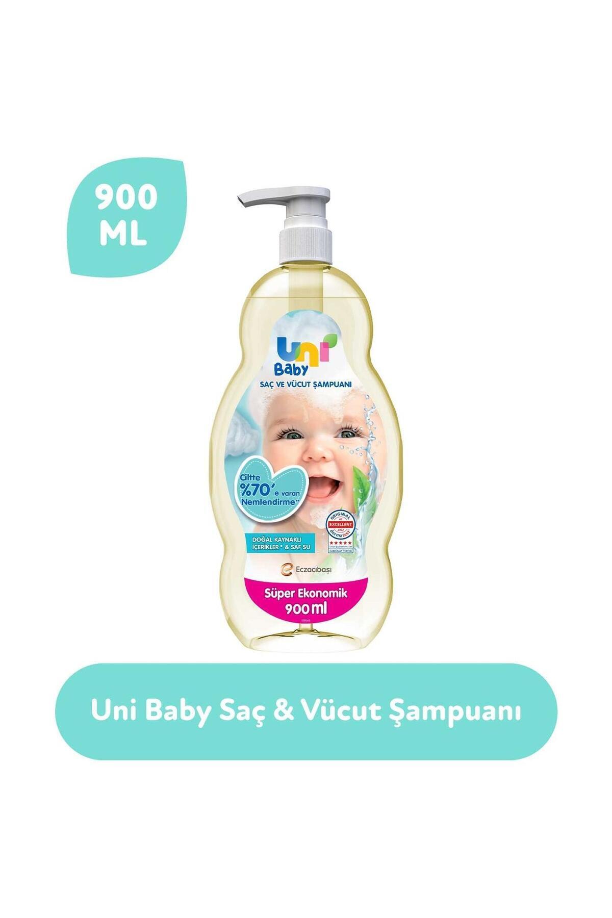 Uni Baby Saç Ve Vücut Şampuanı 900 Ml - Görsel 3