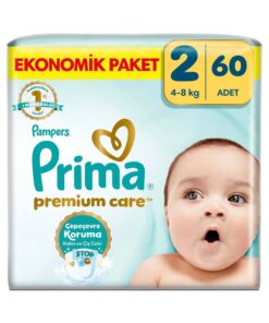 Prima Bebek Bezi Premium Care 2 Numara 60 Adet Ekonomik Paket