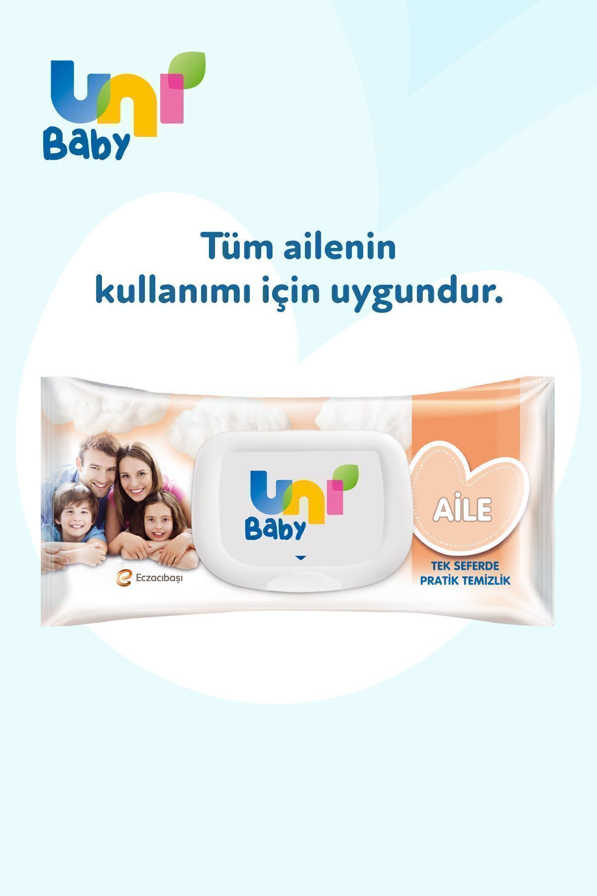 Uni Baby Aile Islak Mendil 24x90 (2160 YAPRAK) - Görsel 3