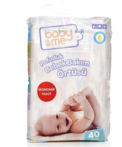 Baby Me Pofuduk Alt Değiştirme Örtüsü 60x60 Cm 40 Adet