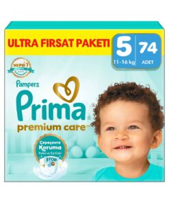 Prima Bebek Bezi Premium Care 5 Numara 74 Adet Ultra Fırsat Paketi