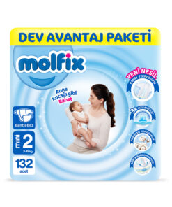 Molfix Kanal Teknolojisi Dev Avantaj Paketi 2 Beden Mini 132 Adet