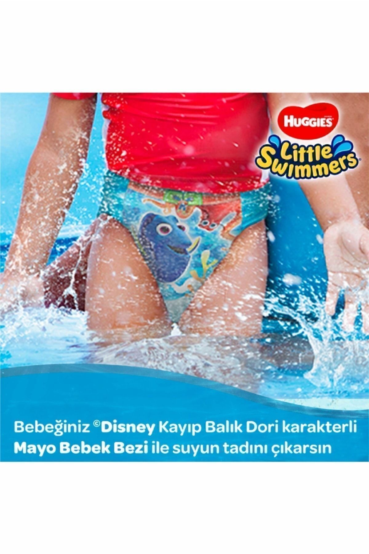 Huggies Little Swimmers Mayo Bebek Bezi 7-15 kg 12'li - Görsel 3