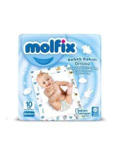 Molfix Bebek Bakım Örtüsü 60 X 60 Cm 10 Adet
