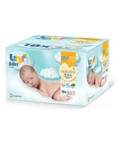 Uni Baby Yenidoğan Islak Pamuk Mendil 40 Lı X 18 Adet ( 720 Yaprak )