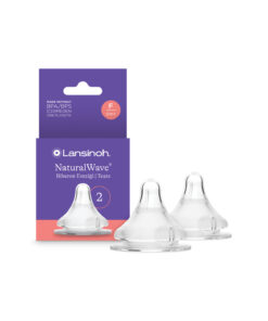 LANSINOH NaturalWave® 2'li Biberon Emziği Hızlı Akışlı (6 Ay+)
