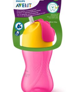 Philips Avent Pipetli Bardak 12 Ay+ 300 ml Pembe-Sarı, SCF798/02