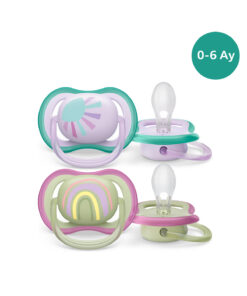 Philips Avent Ultra Air Emzik 0-6 Ay, 2'li Paket, Kız, SCF085/59