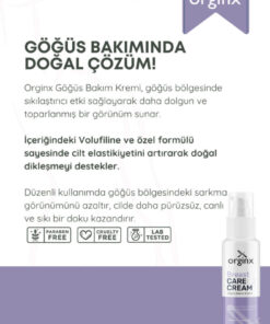 Orginx Volufiline İçeren Göğüs & Kalça Dolgunlaştırıcı, Dikleştirici, Sıkılaştırıcı Bakım Kremi 100 ml - Görsel 2