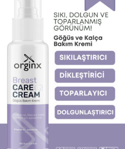 Orginx Volufiline İçeren Göğüs & Kalça Dolgunlaştırıcı, Dikleştirici, Sıkılaştırıcı Bakım Kremi 100 ml