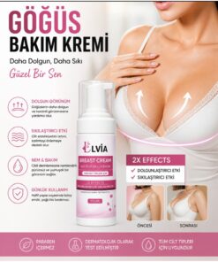 LVİA Göğüs Ve Kalça ,büyütcü,. Şekillendirici, Dolgunlaştırıcı, Çatlak Giderici, Sıkılaştırıcı Krem 100ml