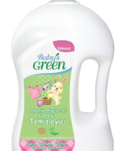 Baby's Green 1500 ml Organik Aloe Veralı Bebek Çamaşır Deterjanı-Kokusuz (40 YIKAMA)
