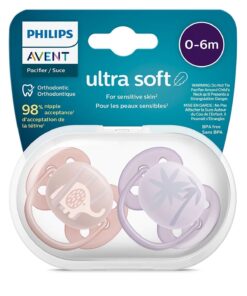 Philips Avent Ultra Soft Emzik 0-6 Ay, 2'li Kız, SCF091/09