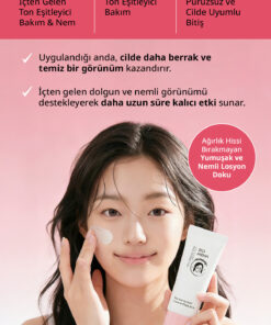 MIDHA Pirinç Özü İçeren, Hafif Yapılı, Cilt Tonunu Eşitleyen Aydınlatıcı Krem Rice Tone-Up Cream - Görsel 3