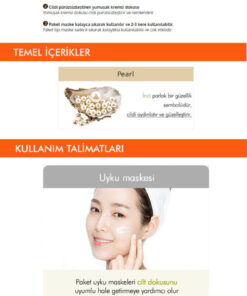Alternative view of Missha İnci Özlü Aydınlatıcı & Nemlendirici Uyku Maskesi Pure Source Pocket Pack (PEARL) 10ml