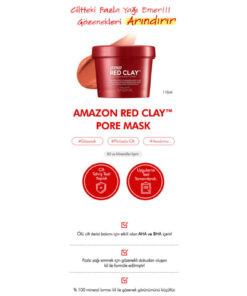 Alternative view of Missha Yağlanma Ve Gözenek Karşıtı Kırmızı Kil Maskesi Amazon Red Clay Pore Mask