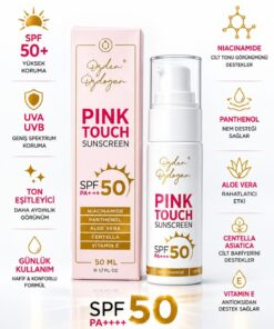 ÖZDEN ÖZDOĞAN Pink Touch Tone-Up SPF 50 PA+++ Ton Eşitleyici Güneş Kremi 50 ml