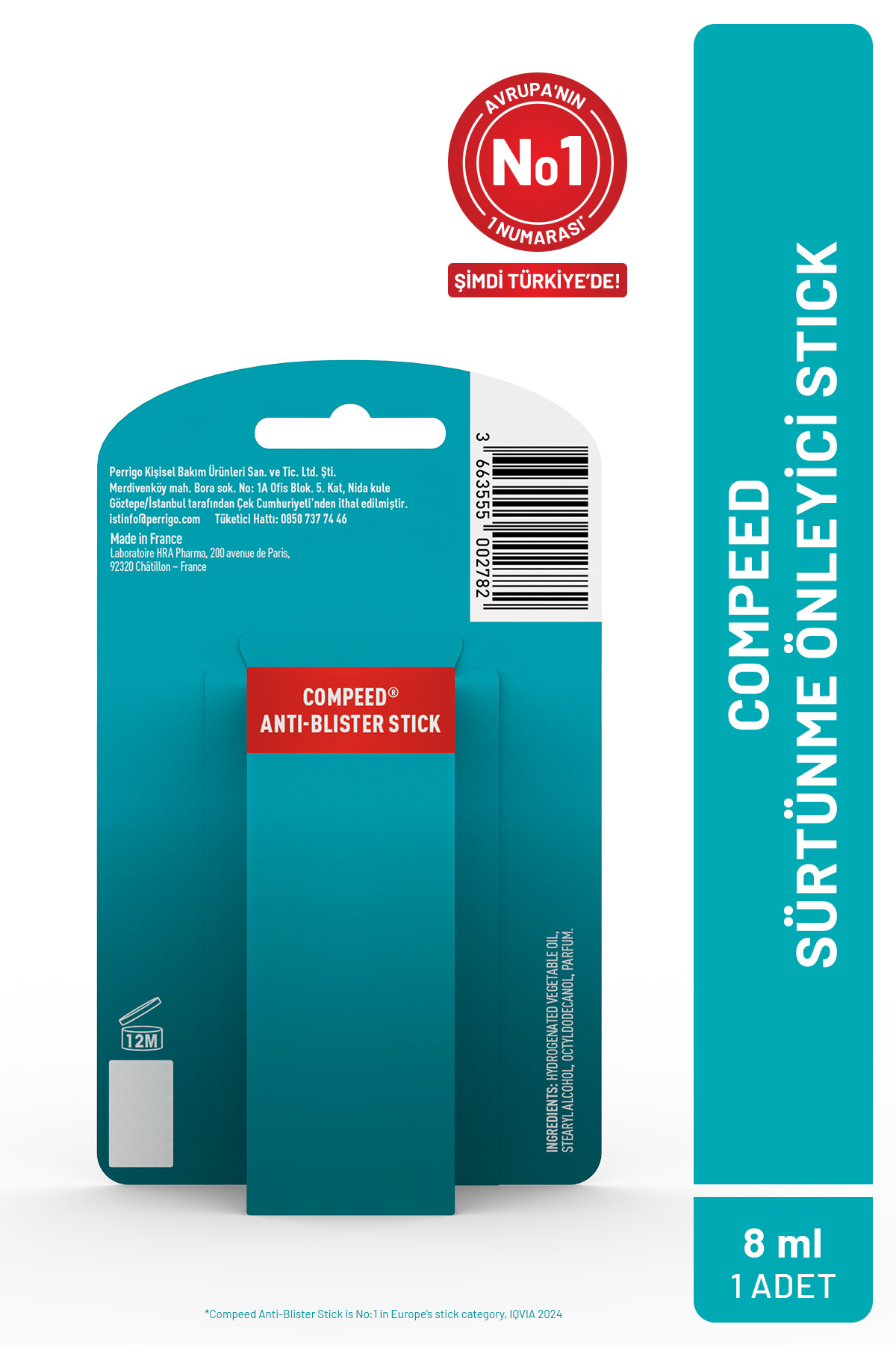 Compeed Sürtünme ve Kabarcık Oluşumuna Karşı Ayak ve Vücut İçin Sürtünme ve Kabarcık Önleyici Stick - 8 ml - Görsel 3