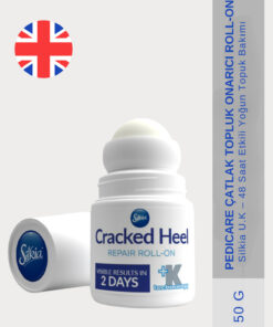 Silkia U.K Pedicare Çatlak Topuk Onarıcı Roll-On – 48 Saat Etkili Yoğun Bakım 50 ml