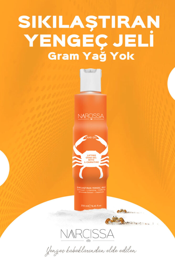 Narcissa Sıkılaştıran Yengeç Jeli - , Sıkılaştırıcı, Selülit Ve Çatlak Giderici Jel 250ml