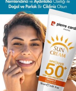 Pierre Cardin SPF 50 Leke Karşıtı Yüksek Koruyucu Yüz Güneş Kremi 75 ML Normal Ve Kuru Ciltler İçin - Görsel 3