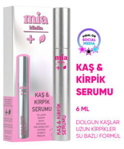 mia klinika Su Bazlı Güçlendirici Keratin ve Biotin İçeren Besleyici Kaş Ve Kirpik Serumu