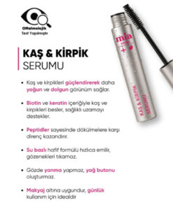 mia klinika Su Bazlı Güçlendirici Keratin ve Biotin İçeren Besleyici Kaş Ve Kirpik Serumu - Görsel 3