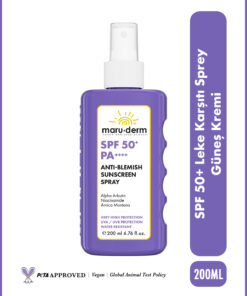 Maru.Derm Leke Karşıtı Sprey Güneş Kremi SPF 50+ PA++++ 200 ML