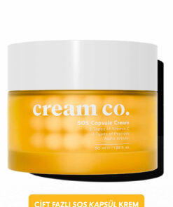 Cream Co. Leke Karşıtı Cilt Tonu Eşitleyici C Vitamini Nemlendirici Kapsül Yüz Kremi 50 ML | Tüm Cilt Tipleri