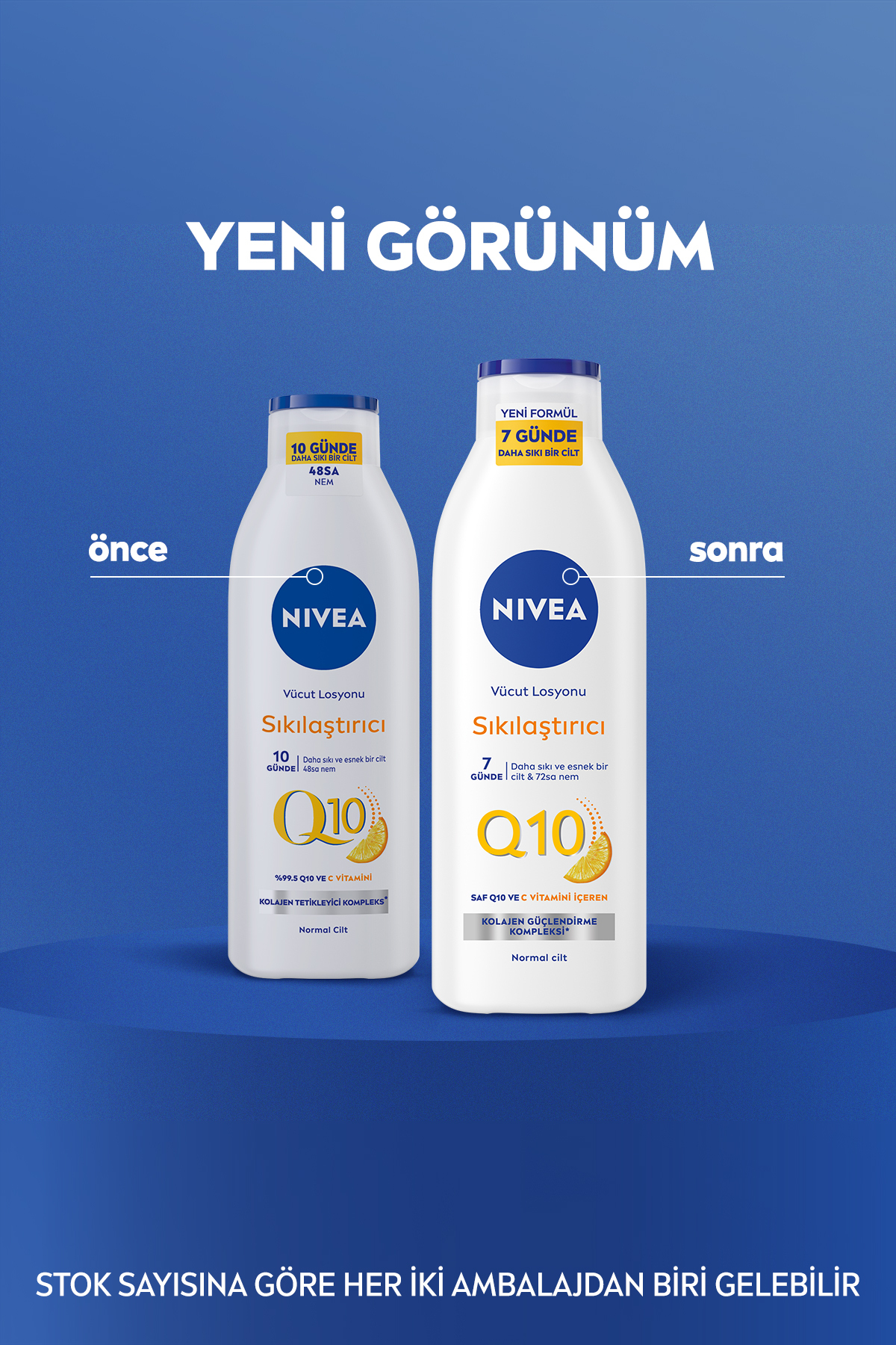 NIVEA Q10 7 Günde Sıkılaştırıcı Vücut Bakım Losyonu 250ml, C Vitamini, Kolajen, 72 Saat Nemlendirici - Görsel 3