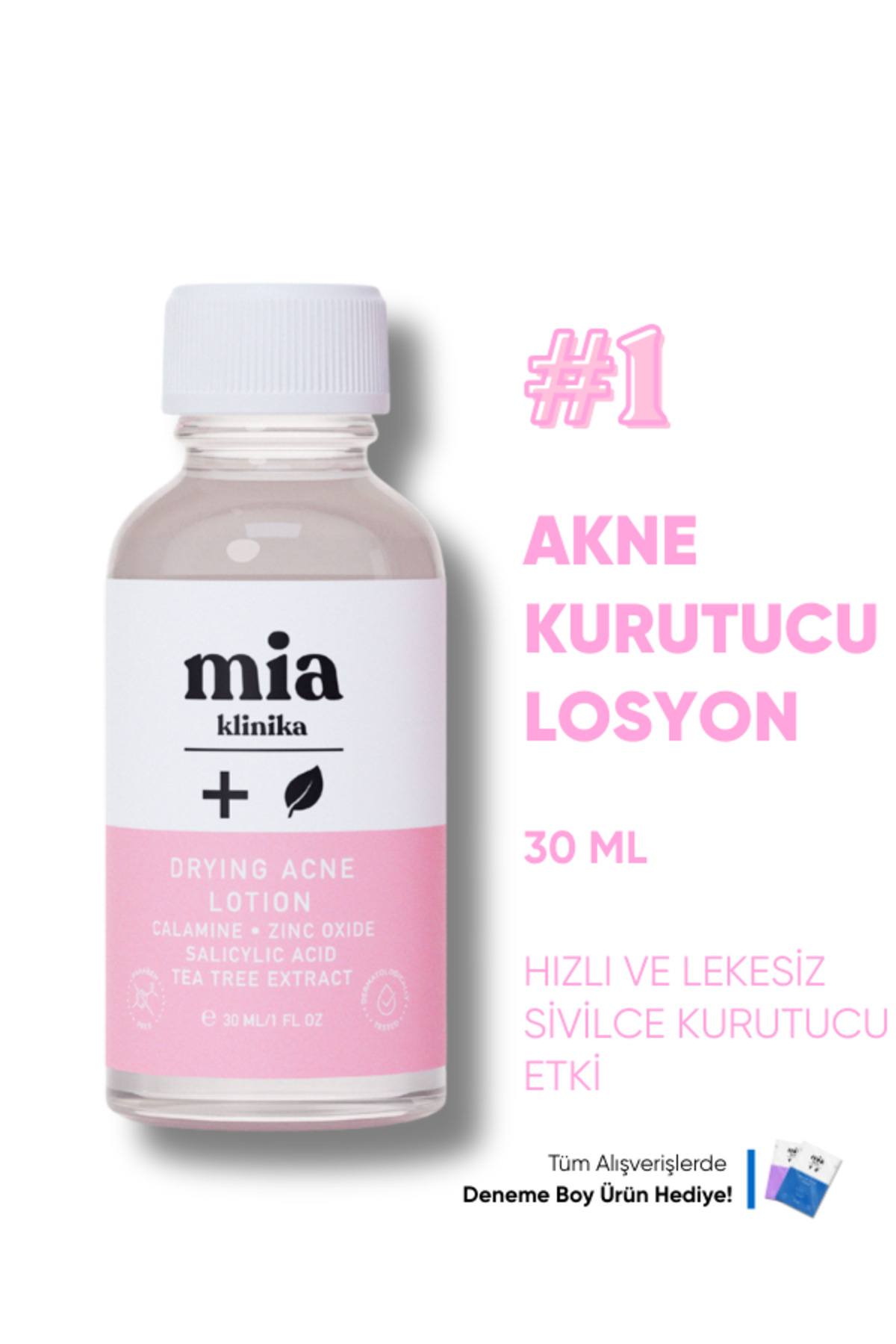 mia klinika Akne Karşıtı Sivilce Kurutucu Losyon