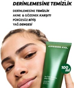 Alternative view of Cream Co. Sivilce & Akne & Siyah Nokta Karşıtı Yüz Temizleme Jeli | Niacinamide Çay Ağacı Yağı | 100 ML