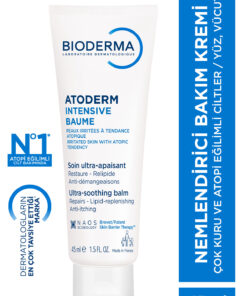 Bioderma Atoderm Intensive Balm Atopi Eğilimli Cilt Bebek,Çocuk,Yetişkin Seyahat Boy Nemlendirici Krem 45 ml
