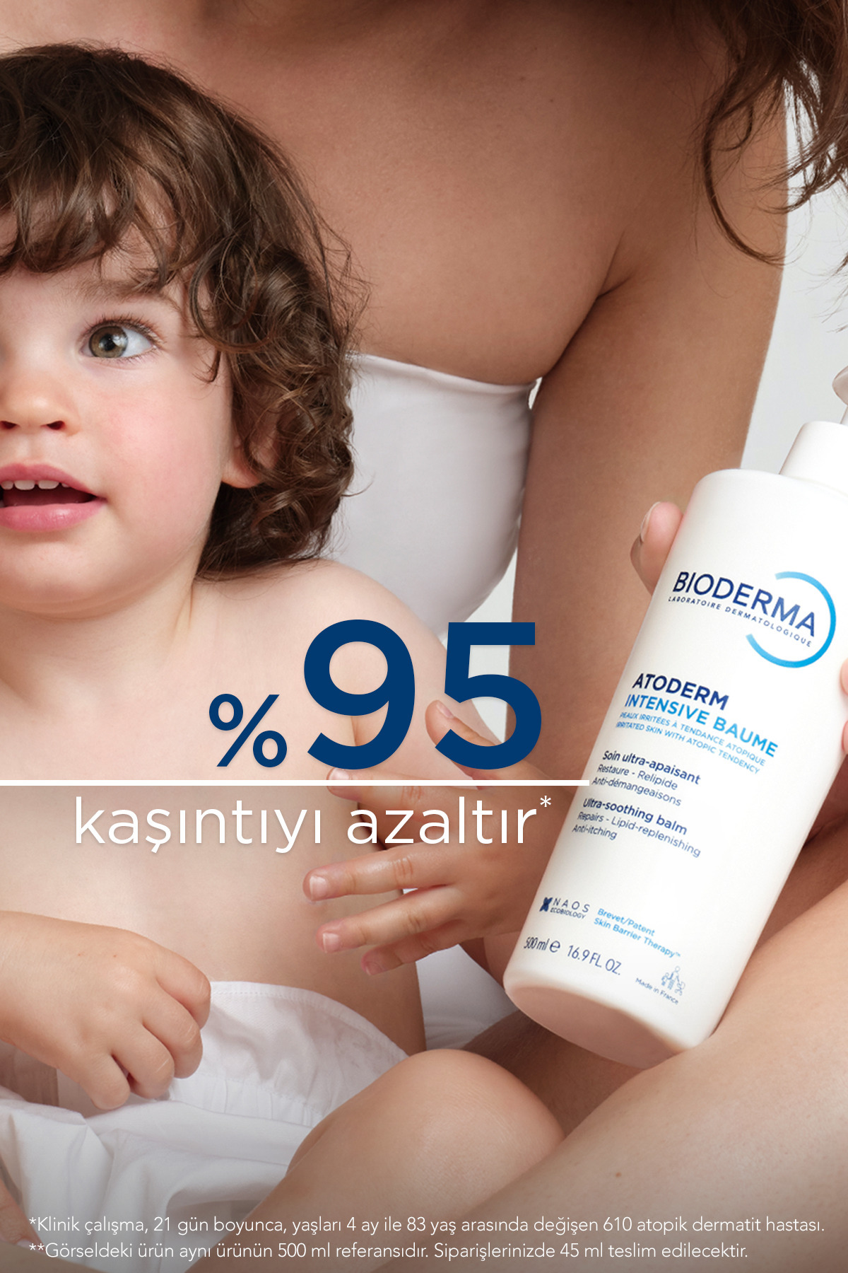 Bioderma Atoderm Intensive Balm Atopi Eğilimli Cilt Bebek,Çocuk,Yetişkin Seyahat Boy Nemlendirici Krem 45 ml - Görsel 3