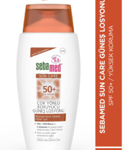 Sebamed Güneş Losyonu SPF 50+ 150 ml UVA UVB Filtreli E Vitamini Üçlü Yüksek Koruma Çok Yönlü Yüz ve Vücut