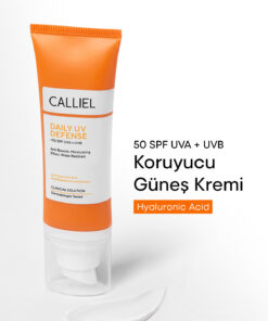CALLİEL SPF 50 Tüm Ciltler, Yüksek Koruma ve Nemlendirici Etkili Leke Karşıtı Güneş Kremi 80 ML - Görsel 3