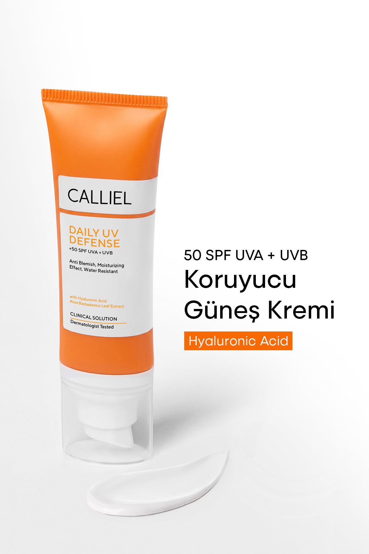 CALLİEL SPF 50 Tüm Ciltler, Yüksek Koruma ve Nemlendirici Etkili Leke Karşıtı Güneş Kremi 80 ML - Görsel 3