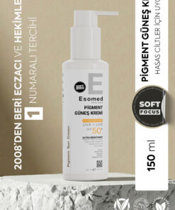 Esomed Daha Hassas Ciltler İçin Güneş Kremi SPF50+ Yüksek Koruma Göz Yakmayan Terletmeyen Leke Karşıtı Aydınlatıcı Etkili