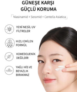 Alternative view of RESH LAB Daily Watery Sun Cream SPF50+ PA++++ 50ml - Hafif Yapılı Güneş Koruyucu Krem