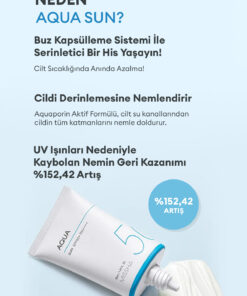 Missha Su Bazlı Güneş Koruyucu Nemlendirici Jel All Around Safe Block Aqua Sun Gel SPF 50+ PA++++ - Görsel 3