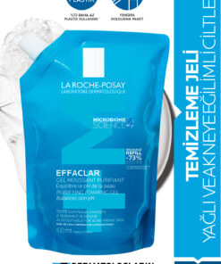 La Roche Posay Effaclar Yağlı ve Akneye Eğilimli Ciltler için Temizleme Jeli Yeniden Dolum Paketi - Refill 400ml