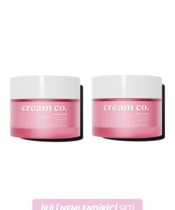 Cream Co. İkili Moisturizer Canlandırıcı Cilt Tonu Eşitleyici Aydınlatıcı Su Bazlı Nemlendirici Yüz Kremi Seti