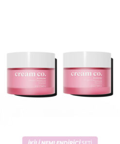 Cream Co. İkili Moisturizer Canlandırıcı Cilt Tonu Eşitleyici Aydınlatıcı Su Bazlı Nemlendirici Yüz Kremi Seti