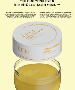 Alternative view of The Ceel Nemlendirici, Besleyici, Batık Giderici ve Arındırıcı Vücut Peelingi Limon Özlü 275 gr