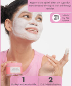 Maru.Derm Kil Maskesi | Salisilik Asit + Çay Ağacı Yağı Kil Maskesi 100 ML | Siyah Nokta / Gözenek | Vegan - Görsel 3