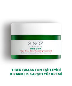 Sinoz Pure Cica Tiger Grass Anında Ton Eşitleyici Onarıcı Yüz Bakım Kremi 15 ml