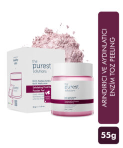 The Purest Solutions Arındırıcı ve Aydınlatıcı Enzim Peeling Toz Temizleyici 55 gr (%0,6 Azelaic Acid & Malic Acid)