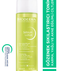 Bioderma Sebium Lotion Salisilik Asit İçeren Gözenek Sıkılaştırıcı Siyah Nokta Karşıtı Tonik 200 ml