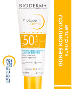 Bioderma Photoderm Cream SPF50+ Kuru & Tüm Ciltler Çok Yüksek Korumalı Nemlendirici Yüz Güneş Kremi 40 ML